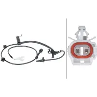 Hella Sensor Raddrehzahl 2-polig aktiv 1.125 mm Kabel für u.a. TOYOTA YARIS