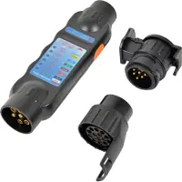 Carpoint Prüfgerät Anhängersteckdose Tester Anhängersteckdose 70438120 ABS (Acrylnitril-Butadien-Styrol-Copolymerisat) Blisterpack
