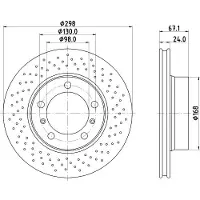 Hella Bremsscheibe PRO HC 8DD 355 126-881