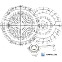 Blue Print Kupplungssatz Kupplung für VW GOLF VI (5K1) ADBP300032