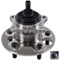 SWAG Radlagersatz Hinten Links Hinten Rechts für TOYOTA AURIS (NRE15, ZZE15, ADE15, ZRE15, NDE15) Schrägkugellager 74mm 81 93 1687