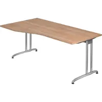 Hjh OFFICE PRO BELA 18 S - 180 x 100 Nussbaum