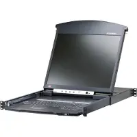Aten KL1516AiM ALTUSEN 19" Konsole mit KVM Switch, 16-fach, 43,18 cm