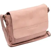 The Chesterfield Brand C48.1373 Leather Shoulder Bag Washed Wax Cow Ann Vintage Rose