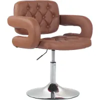 CLP Lounger Dublin Kunstleder cognac