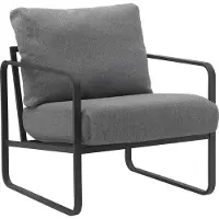 CLP Lounger Manea dunkelgrau/Stoff