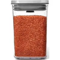 Oxo 3118400, Universalbehälter, 1 l, Kunststoff, Silikon, Edelstahl, Transparent, Abnehmbarer Deckel, Quadratisch