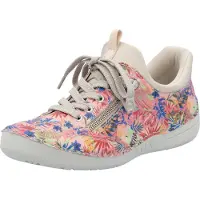 Rieker Damen Slip On Sneaker Bunt Synthetik Textil Mix Größe: 38