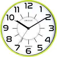 Unilux Wanduhr POP ULX - Ø 28 cm - Gehäuse: grün - Ziffernblatt: weiß