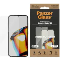 PanzerGlass Ultra-Wide Fit Antibakterieller Displayschutz mit Applikator für das Samsung Galaxy S23
