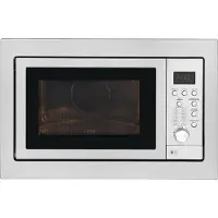Exquisit Einbau-Mikrowelle EMW 2539.1 Hi | Heißluft & Grill | max. 2500 W | Garraum 25 l | Edelstahl-Glas Front
