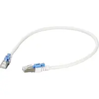 EFB Elektronik RJ45 Patchkabel Cat.6A S/FTP LSZH BC AWG26 abschließbar weiß 3m Hersteller: (K5539WS.3)
