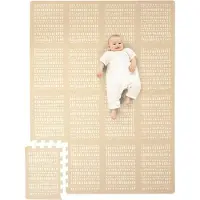 Hakuna Matte Foam Puzzlematte - Joy Hygge Sand 122x170cm