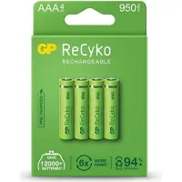 GP Batterier Lr03 Recyko 4und Wiederaufladbare Batterie 4 Einheiten