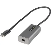 StarTech.com .com USB-C auf Mini DisplayPort Adapter - 4K 60Hz USB-C auf mDP Adapter Dongle - USB-Type-C zu Mini-DP-Monitor - Videokonverter - Kompatibel mit Thunderbolt 3 - 30cm Kabel (CDP2MDPEC)