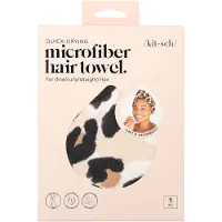 Kitsch Microfiber Hair Towel (Various Colours) - Leopard