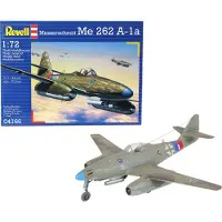 Revell Me 262 A1a, Fixed-wing aircraft model, Montagesatz, 1:72, Messerschmitt Me 262 A 1a, Kunststoff, Second World War