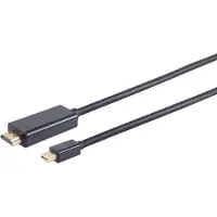 S-Impuls S/CONN maximum connectivity Displayportkabel-Mini Displayport Stecker 1.2 auf HDMI A Stecker, 4K2K