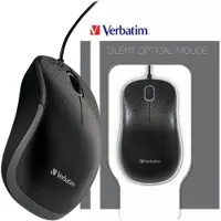Verbatim Silent USB-Maus, Farbe: Schwarz
