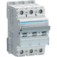 HAGER ELEKTRO Hager Leitungsschutzschalter NCN320 3polig 10kA/15kA C-20A 3M