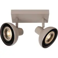 Lucide Deckenleuchte Sensas in Beige GU10 2-flammig