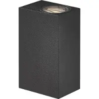 Nordlux Asbol Kubi, Schwarz, Transparent