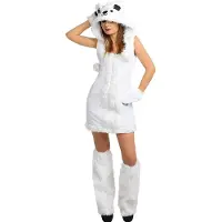 Metamorph Polarbär Kostüm - Eisbär für Fasching Halloween