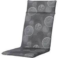 Madison Gartenstuhlkissen Hochlehner Universal Circle Grey