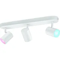 Wiz IMAGEO 3 x einstellbarer Spot, Intelligente Deckenbeleuchtung, Wi-Fi/Bluetooth, Weiß, Wi-Fi 4 (802.11n), 802.11b, 802.11g, LED, Metall