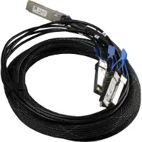 Mikrotik XQ+BC0003-XS+, 3 m, QSFP28, 4x SFP28, Männlich