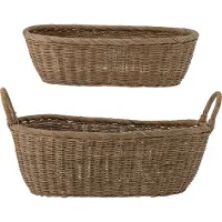 Bloomingville Blooming Stad Selma Mand | Braun | Rotan | 82053630