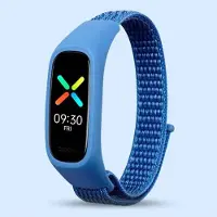 Cover-Discount OPPO Band - Nylon Armband blau