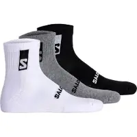Salomon - Everyday Ankle 3-Pack - Multifunktionssocken Gr 45-47 weiß