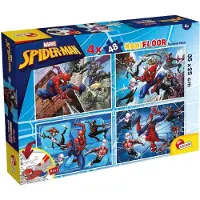 Lisciani K3yriders Spiderman Pack 4 Doppelseitiges Farbpuzzle 48 Stücke Mehrfarbig Mehrfarbig One Size