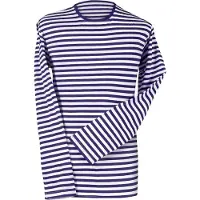 Thetru Herren Ringelshirt langarm blau-weiss – alltagstauglich
