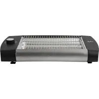 Jata JETT1588, Schwarz, Edelstahl, Edelstahl, Tasten, Drehregler, 5 min, 600 W, 230 V
