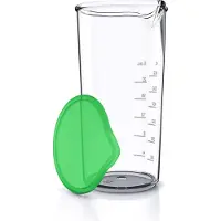 Arendo Messbecher Kunststoff 600ml, 20 Unzen, Trinkbecher, ideal für elektrische Handmixer und Handrührer
