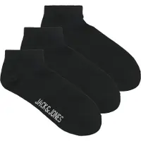 Jack & Jones Sneakersocken "JACLOUIS – Sockenpackung mit Stretch-Anteil, Einheitsgröße" Packung, 3 Paar tlg. unifarben, casual