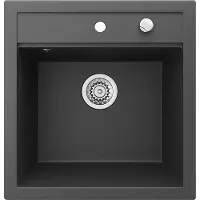 Bergström Spülbecken Tesa Schwarz 49 x 51 cm, Model 29495