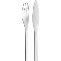 Puresigns Fisch-Set ONE Extra mattiert 4 teilig für 2 Personen