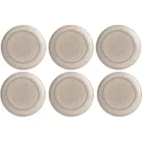 Like. by Villeroy & Boch Speiseteller "Speiseteller Perlemor Sand ø 27,1 cm 6er Set beige"
