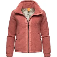 Ragwear Sweatjacke "Nordicka" Sportliche Kapuzenjacke mit Kunstleder-Elementen