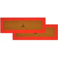 Proplus Tag-Aufkleber ECE 70 56,5 x 19,5 cm rot / orange