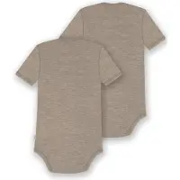 Normani 2er Set Baby Merino Body Kurzarm „Tauranga" - 9289
