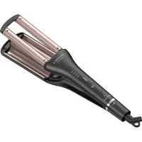 Ga.Ma X-Waves Keration GC4010 Beach Waves Schwarzer Keramik-Lockenstab