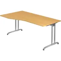 Hjh OFFICE PRO BELA 18 S - Buche 180 x 100