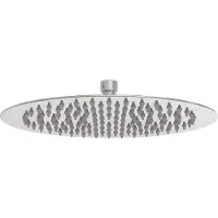 vidaXL Regenbrause Edelstahl 304 25 cm Rund