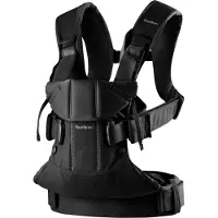 BabyBjörn Carrier One Woven Baby Carrier, Black