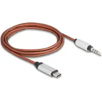 DeLOCK AUX Kabel USB Type-C Stecker zu Klinkenstecker 3,5 mm