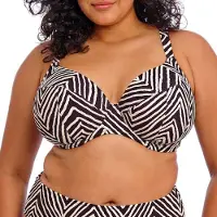 Elomi Swim Unwattierter Bikini BH Fiji Falls | Grösse: 80J | Farbe: Schwarz